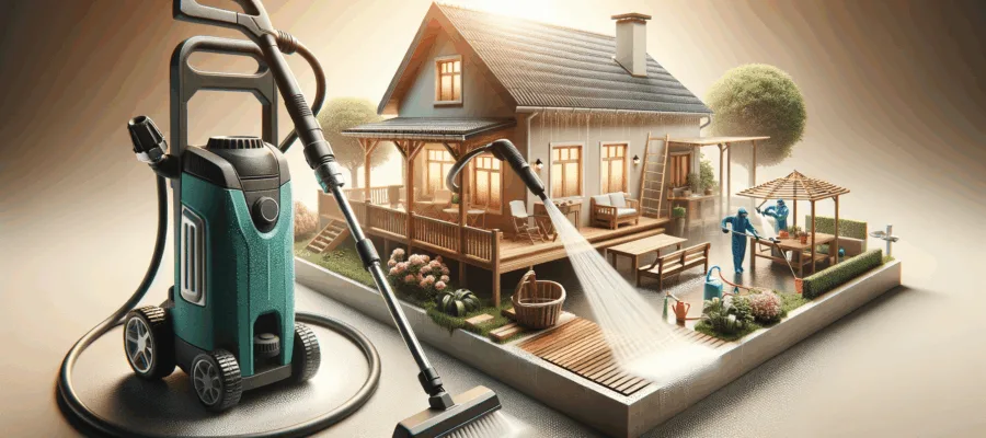 Hochdruckreiniger fuer Haus und Garten: DIY-Tipps zum Reinigen von Terrasse, Fassade & Co.