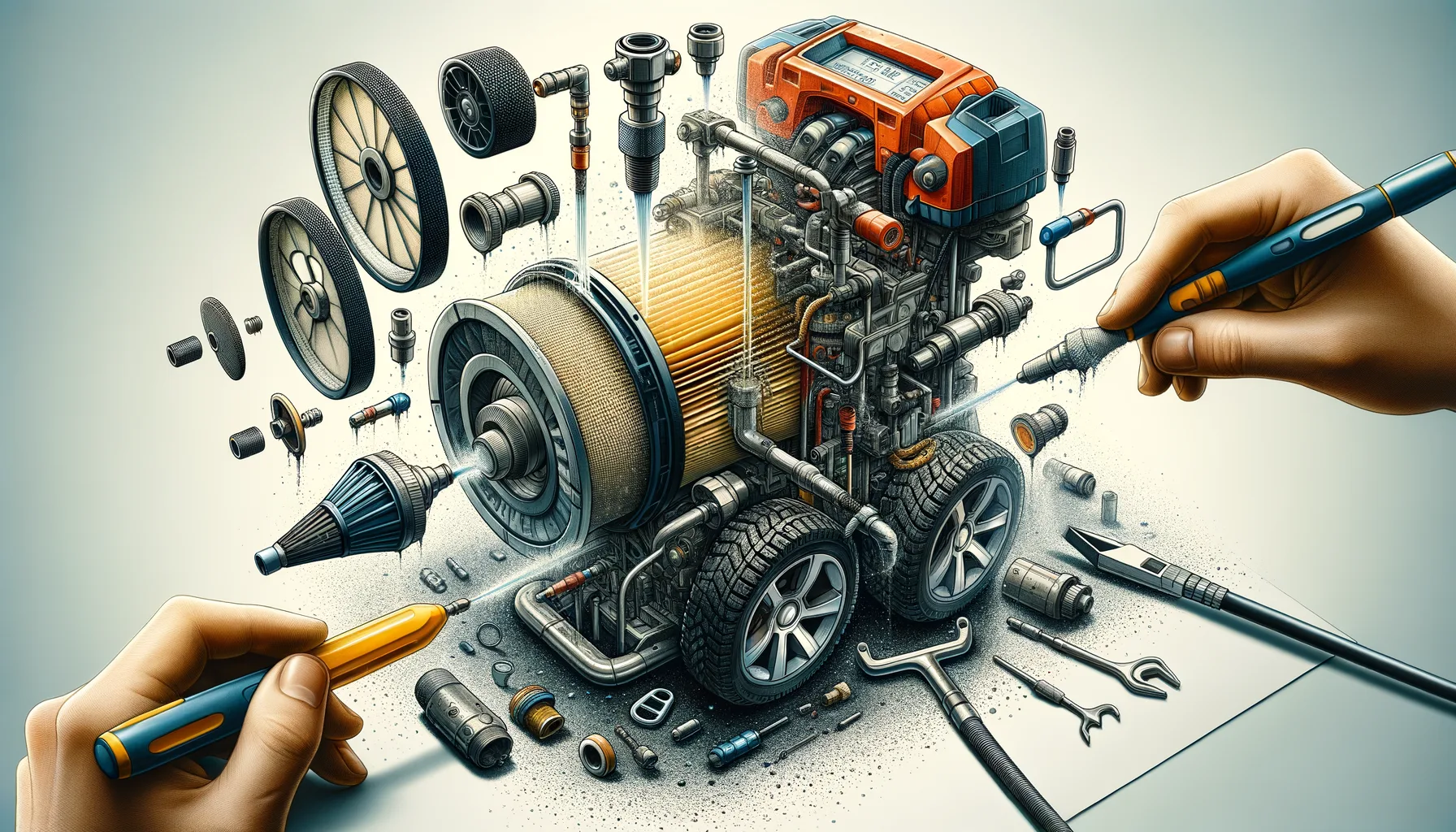 Filter und Duesen reinigen fuer Hochdruckreiniger – Tipps zur Vermeidung von Verstopfungen