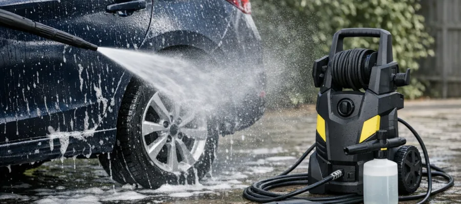Auto waschen mit dem Hochdruckreiniger: So gelingt die schonende Reinigung