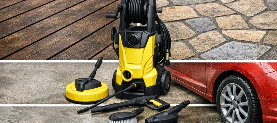 Hochdruckreiniger fuer verschiedene Oberflaechen: Reinigungstipps & Methoden