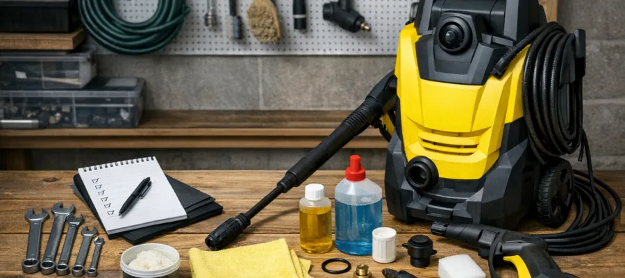 Schritt-fuer-Schritt Wartungsplan fuer Hochdruckreiniger – So bleibt Ihr Geraet leistungsfaehig